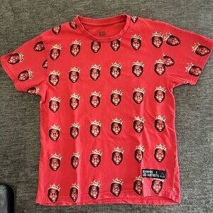 Eleven Paris Red Cotton T-Shirt